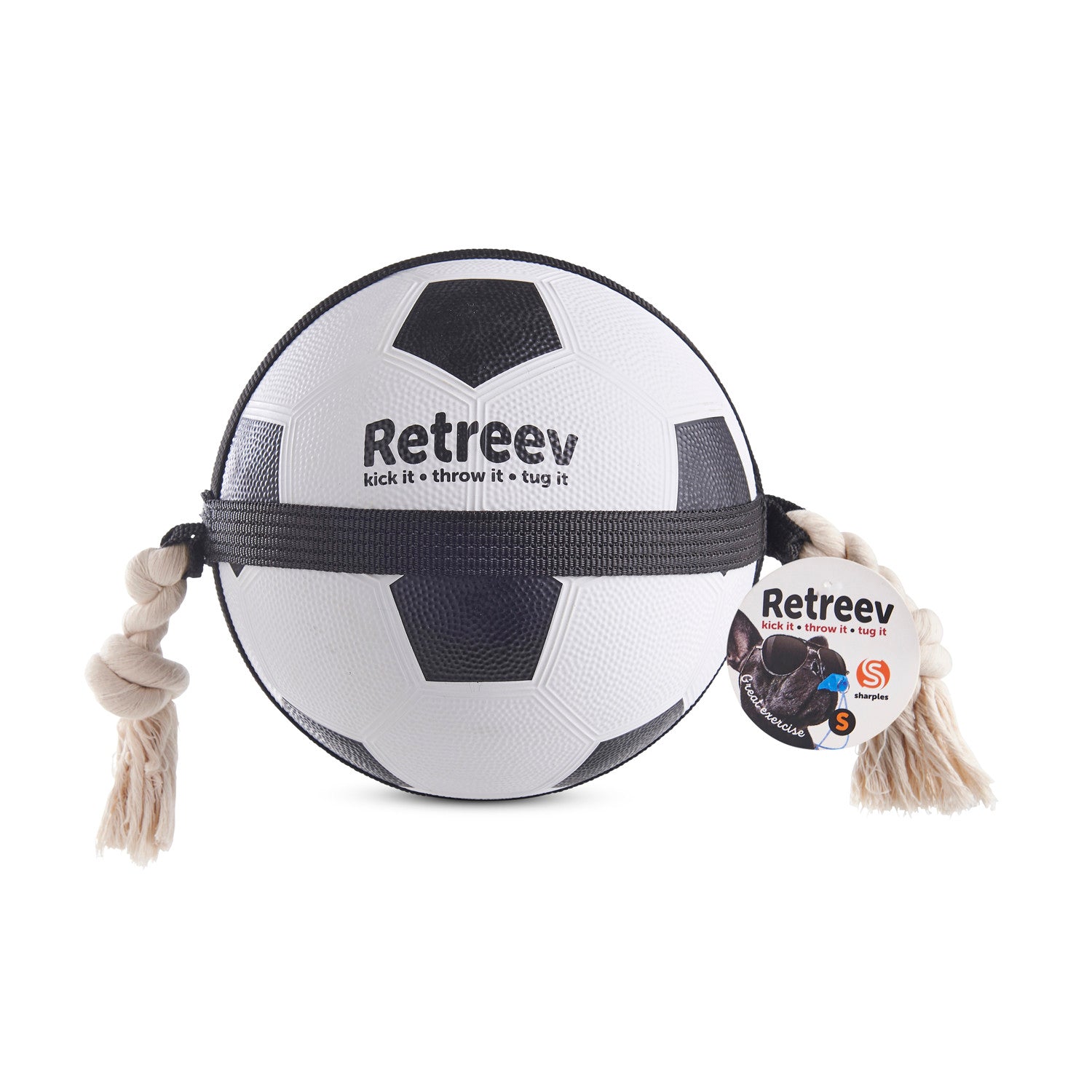 Sharples Retreev Action Football Large Dog Toy