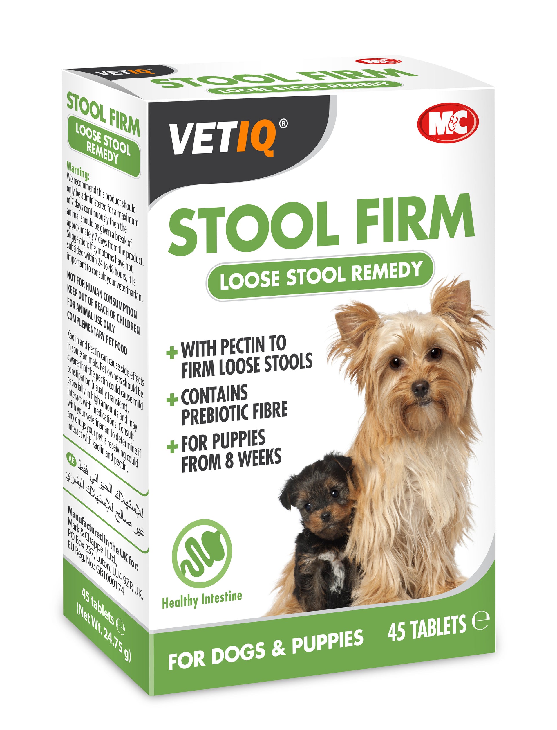 VetIQ Stool Firm Loose Stool Remedy For Dogs & Puppies