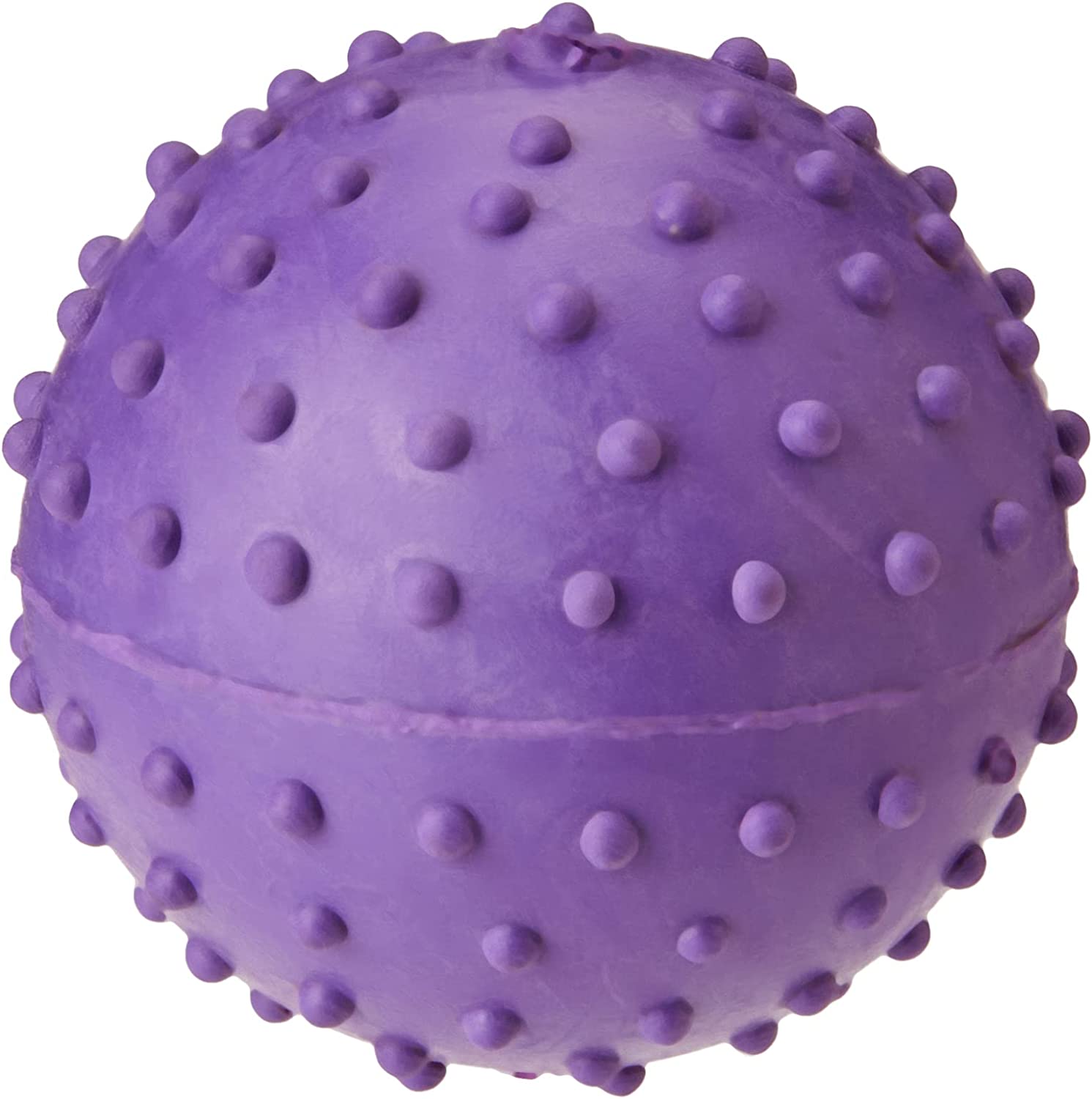 Classic Pimple Ball Bell Rubber Dog Chew Toy 2.75