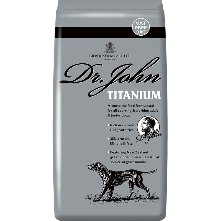Dr John Titanium Platinum Dry Working Dog Food 15kg