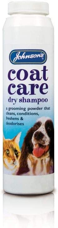 Johnsons Coat Care Dry Grooming Shampoo for Dogs and Cats 85g
