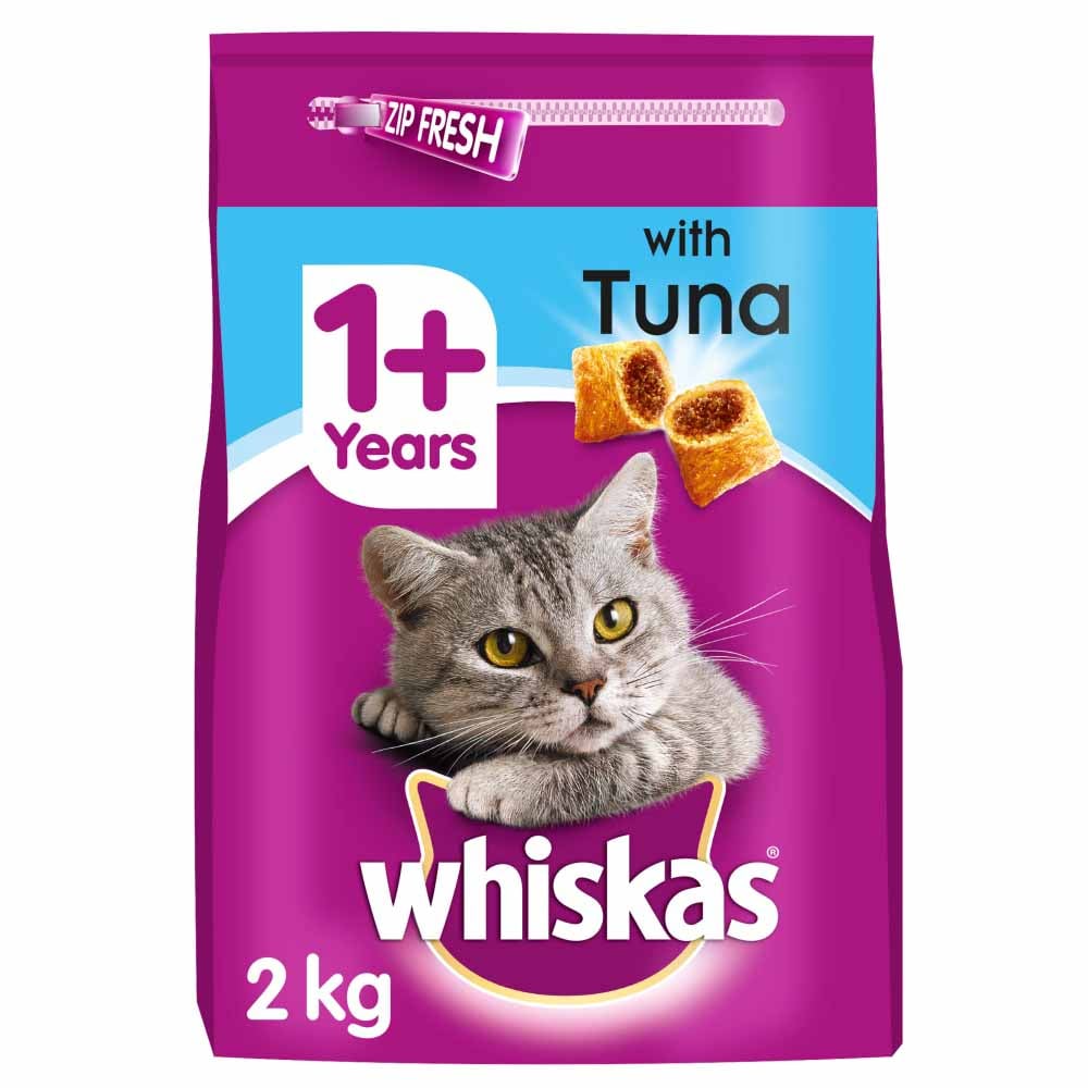 Whiskers Complete Tuna with Veg Cat Food 2KG