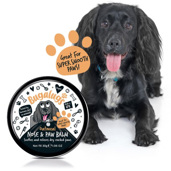 Bugalugs Oatmeal Nose & Paw Dog Grooming Balm - Image 3