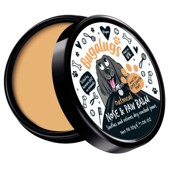 Bugalugs Oatmeal Nose & Paw Dog Grooming Balm