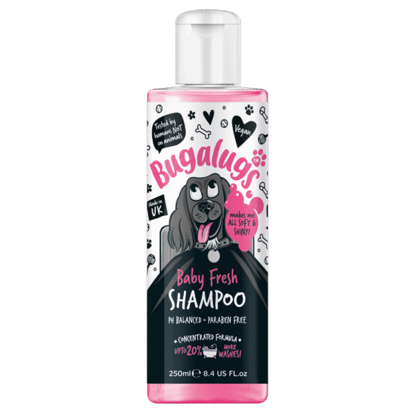 Bugalugs Baby Fresh Dog Grooming Shampoo 250ml