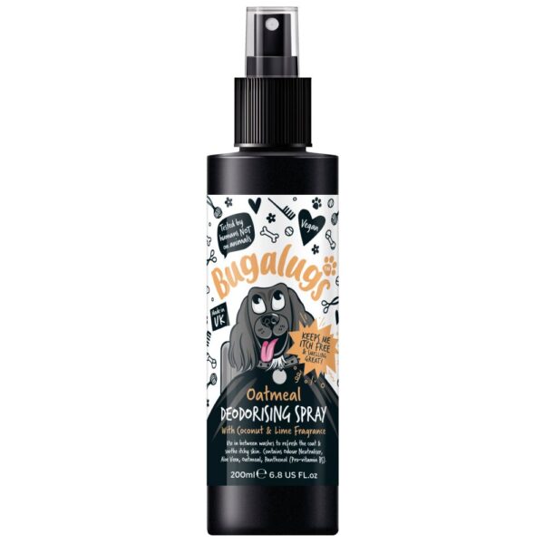 Bugalugs Oatmeal Deodorising Dog Grooming Spray 200ml - Image 2