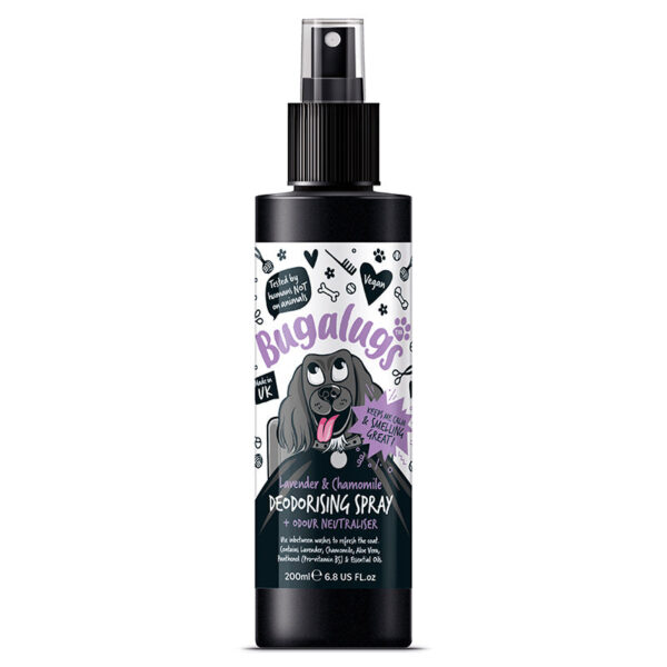Bugalugs Lavender & Chamomile Deodorising Dog Grooming Spray 200ml - Image 2