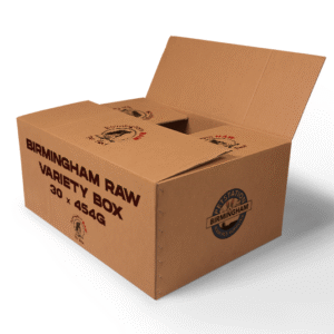 Birmingham Raw 80/10/10 Variety Box (30 x 454g)
