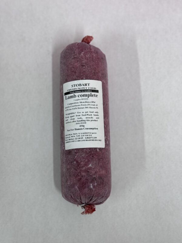 Stobart Raw Lamb 454g Complete