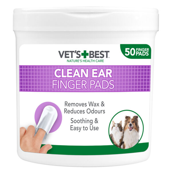 Vets n best clean ear fingerpad